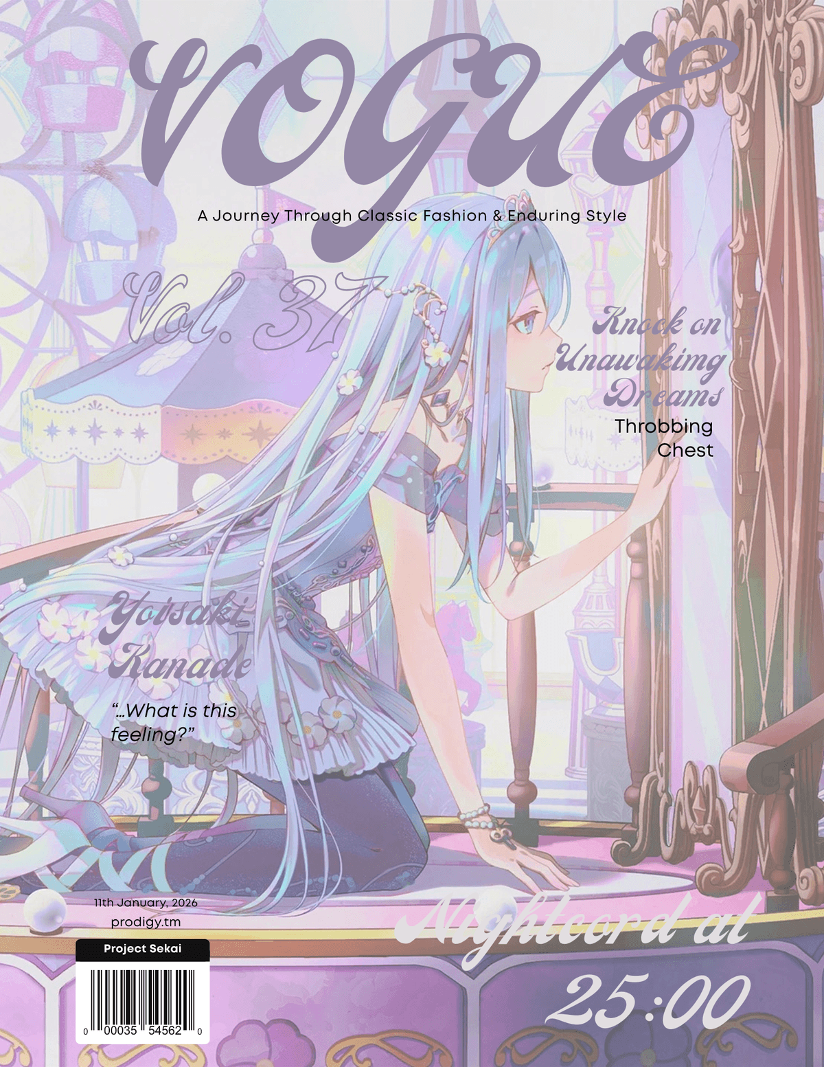 Yoisaki Kanade • Trained Cards • Vogue Wallpaper • Nightcord at 25:00 • Project Sekai