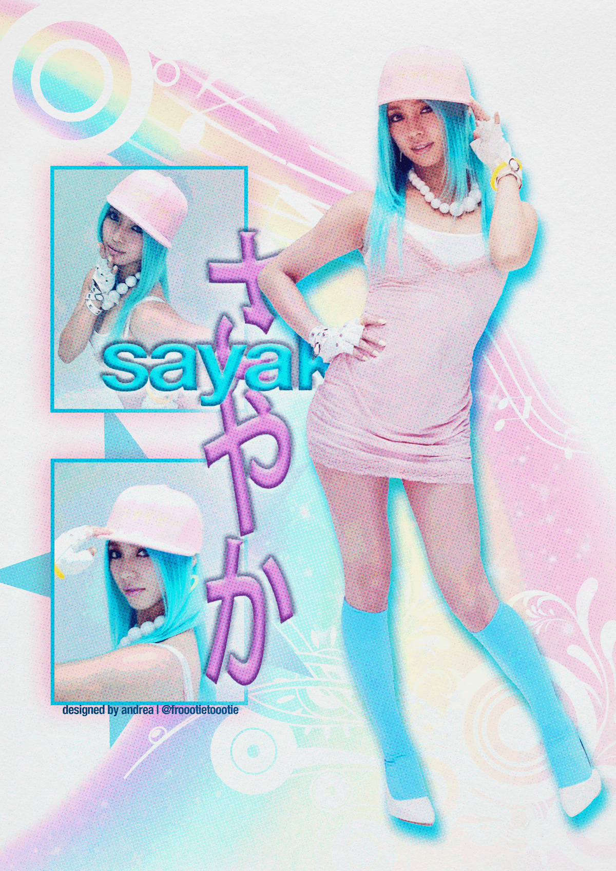 Sayaka F5VE poster design by me.