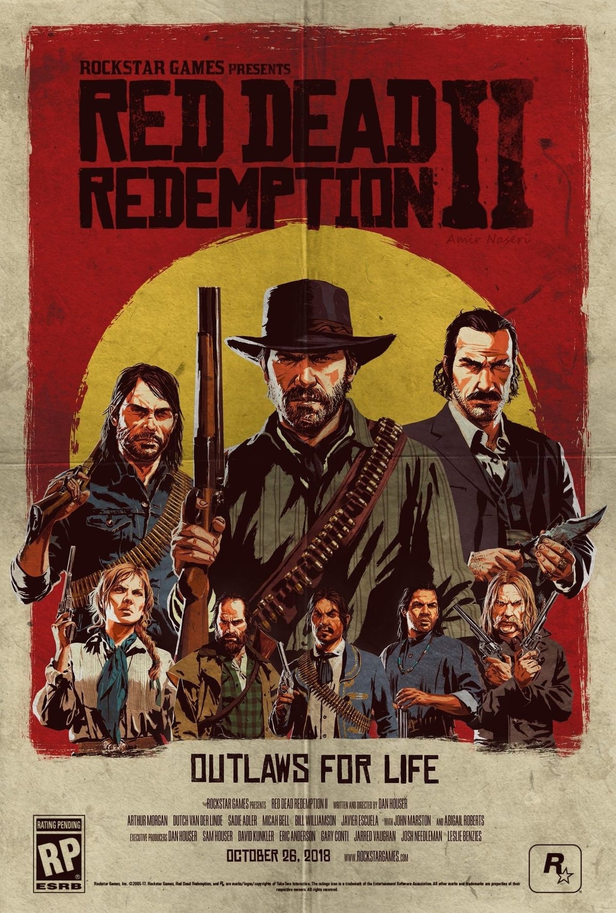 RDR2 poster