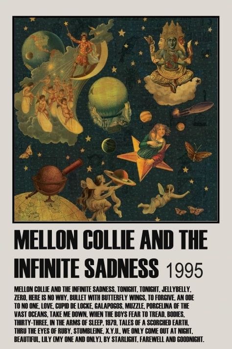 The Smashing Pumpkins minimalist album cover