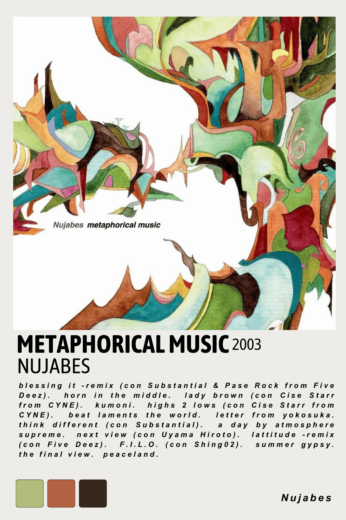“Metaphorical Music” Album (Poster-Edition)