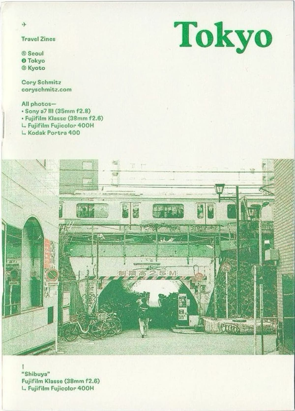Green «Tokyo» print