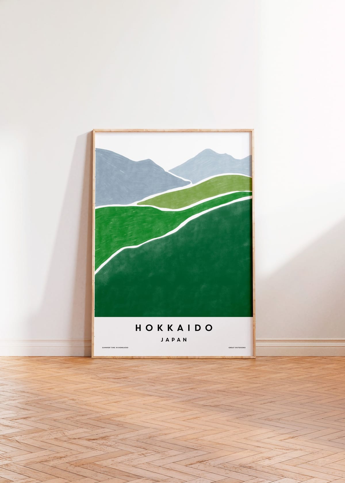 HOKKAIDO JAPAN Poster, Summer in Hokkaido Roadtrip Wall Art, Japan Nature Print, Trendy Japan Travel Wall Art, Mountain Print - Etsy