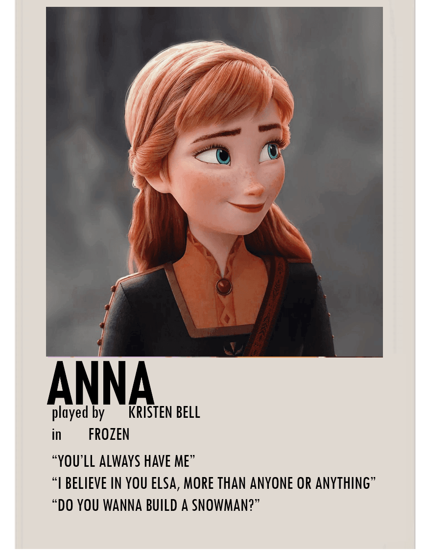 ANNA polaroid poster