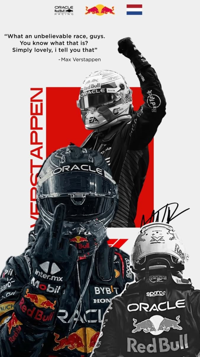 Red Bull F1 poster