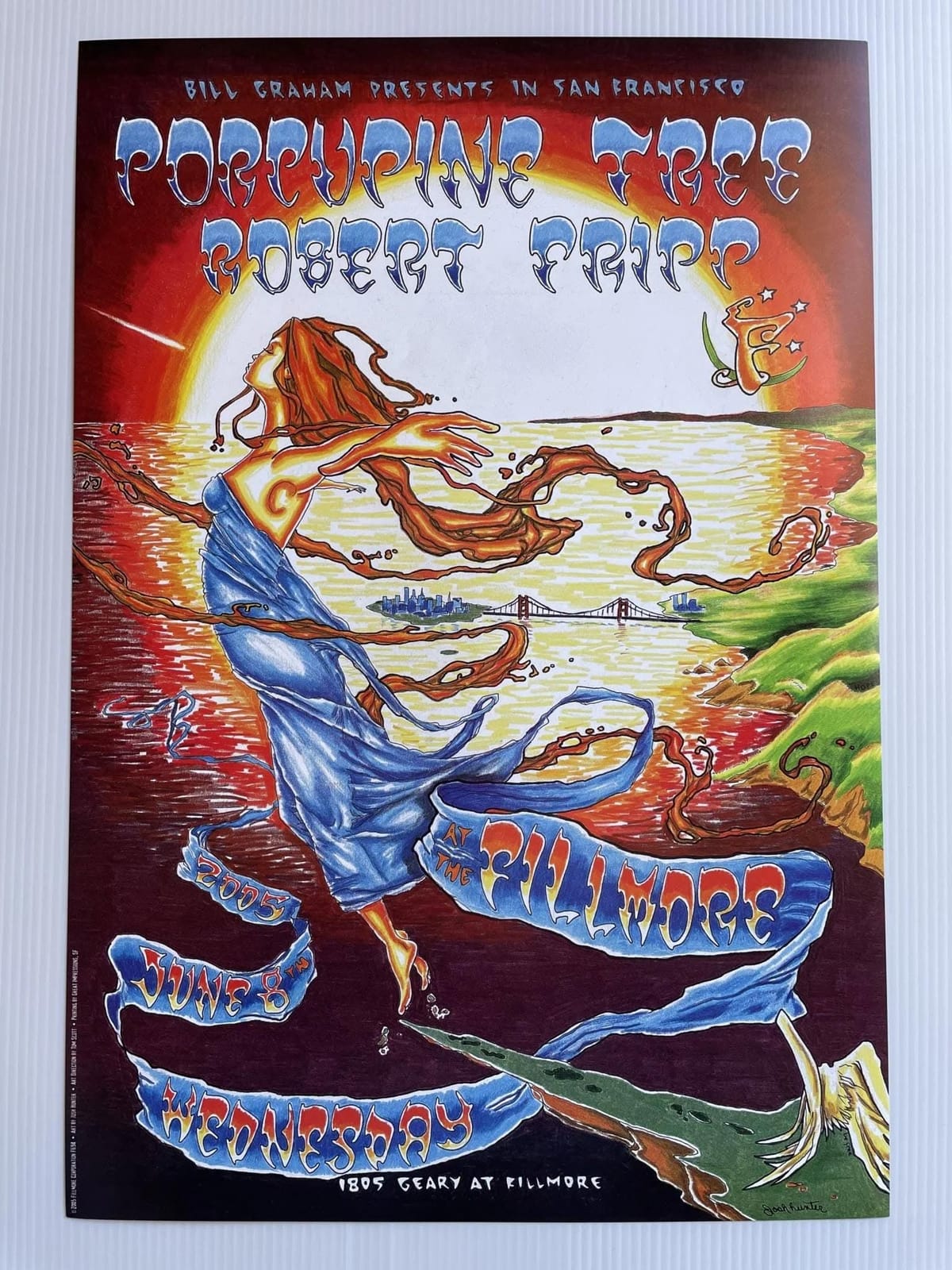 Porcupine Tree Concert Poster San Francisco 2005 F-694 The Fillmore
