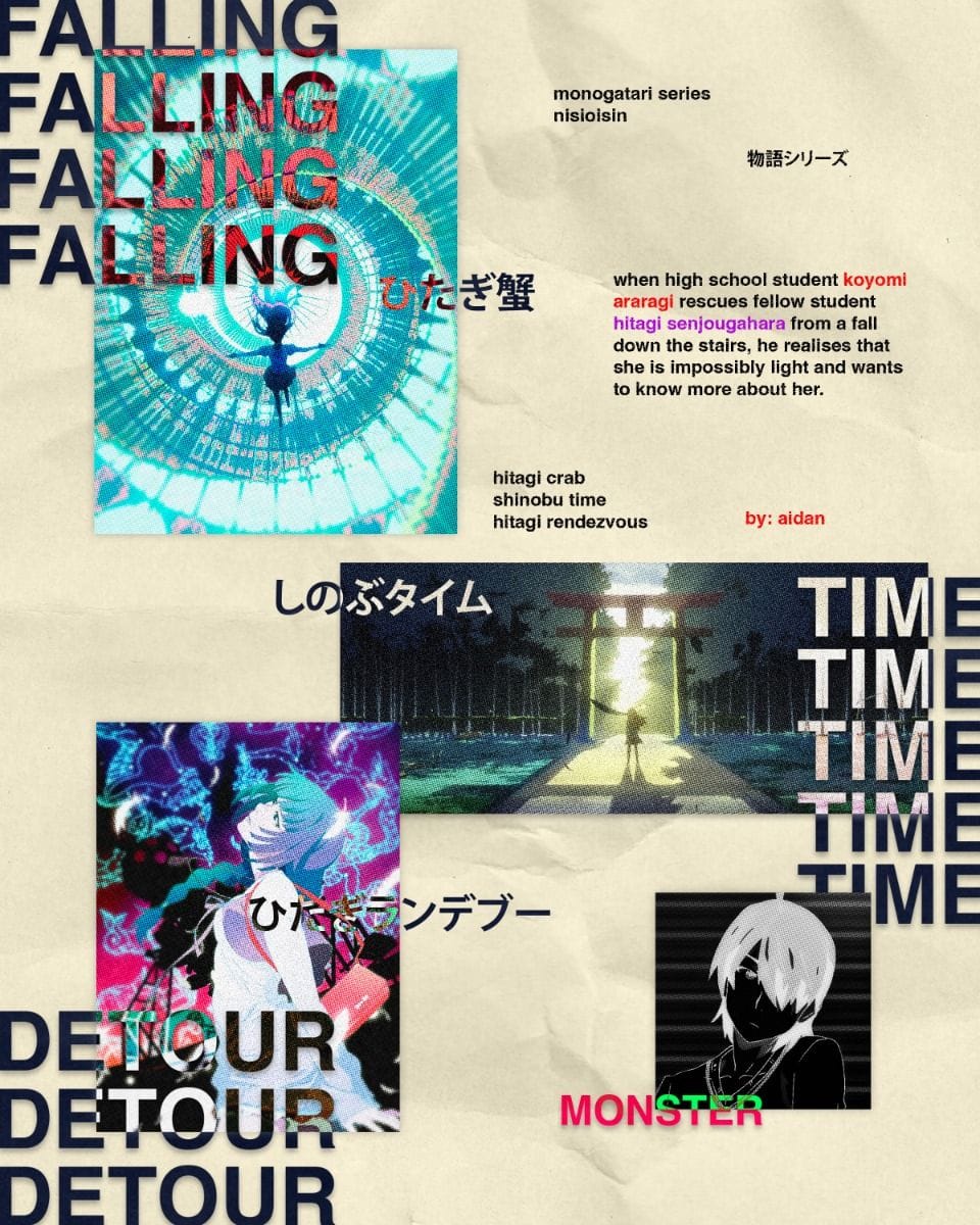 monogatari poster