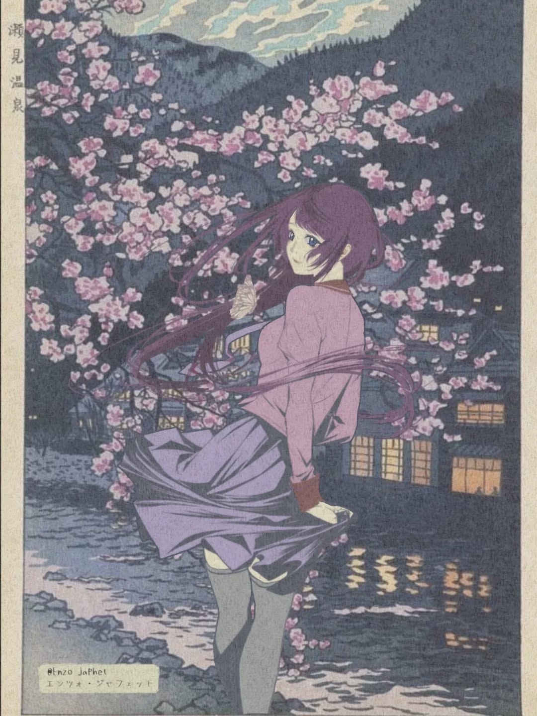 Hanekawa Senjougahara poster