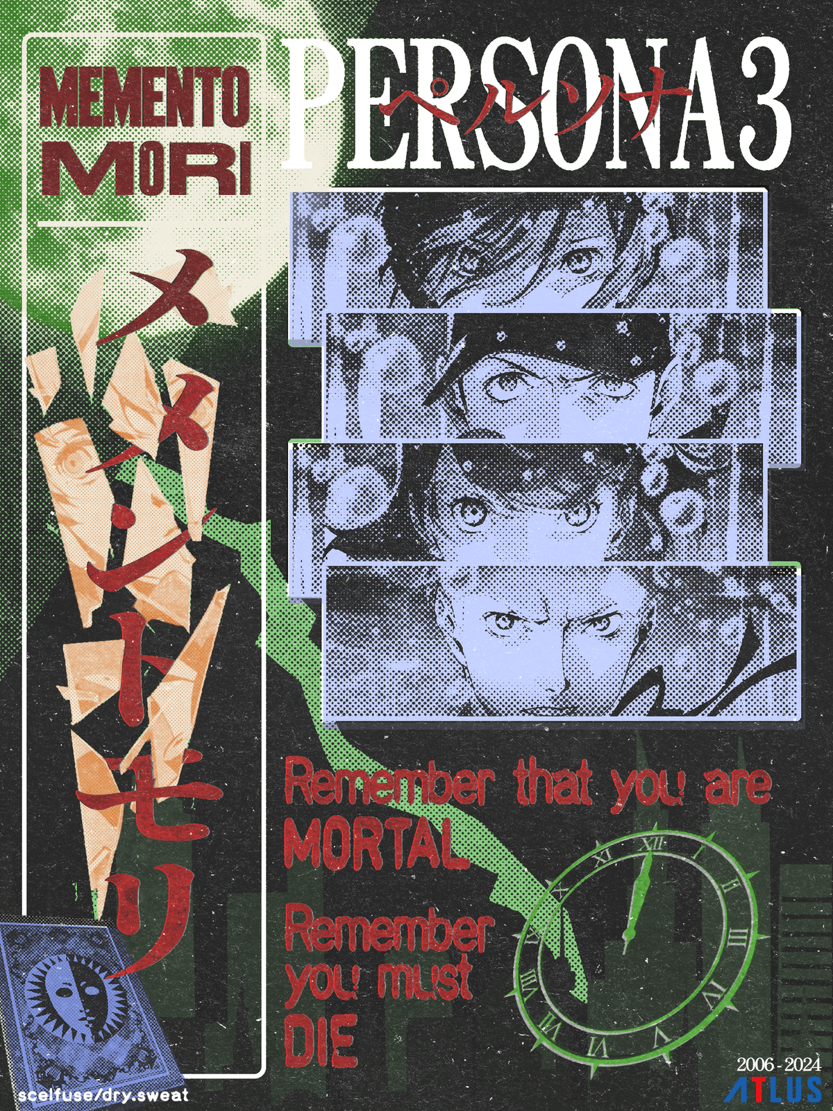002 : Persona3 "Memento Mori" poster