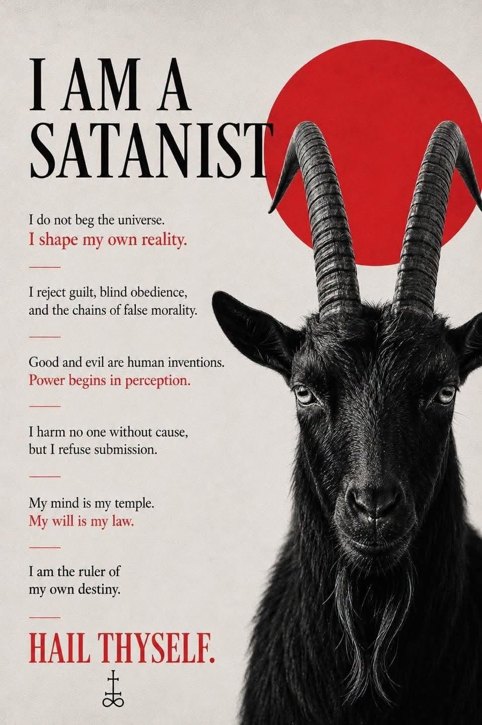 Satan poster