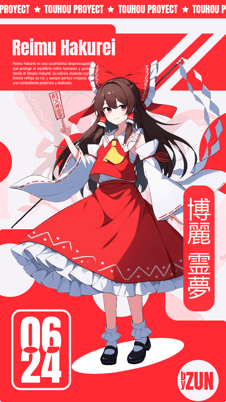 reimu poster