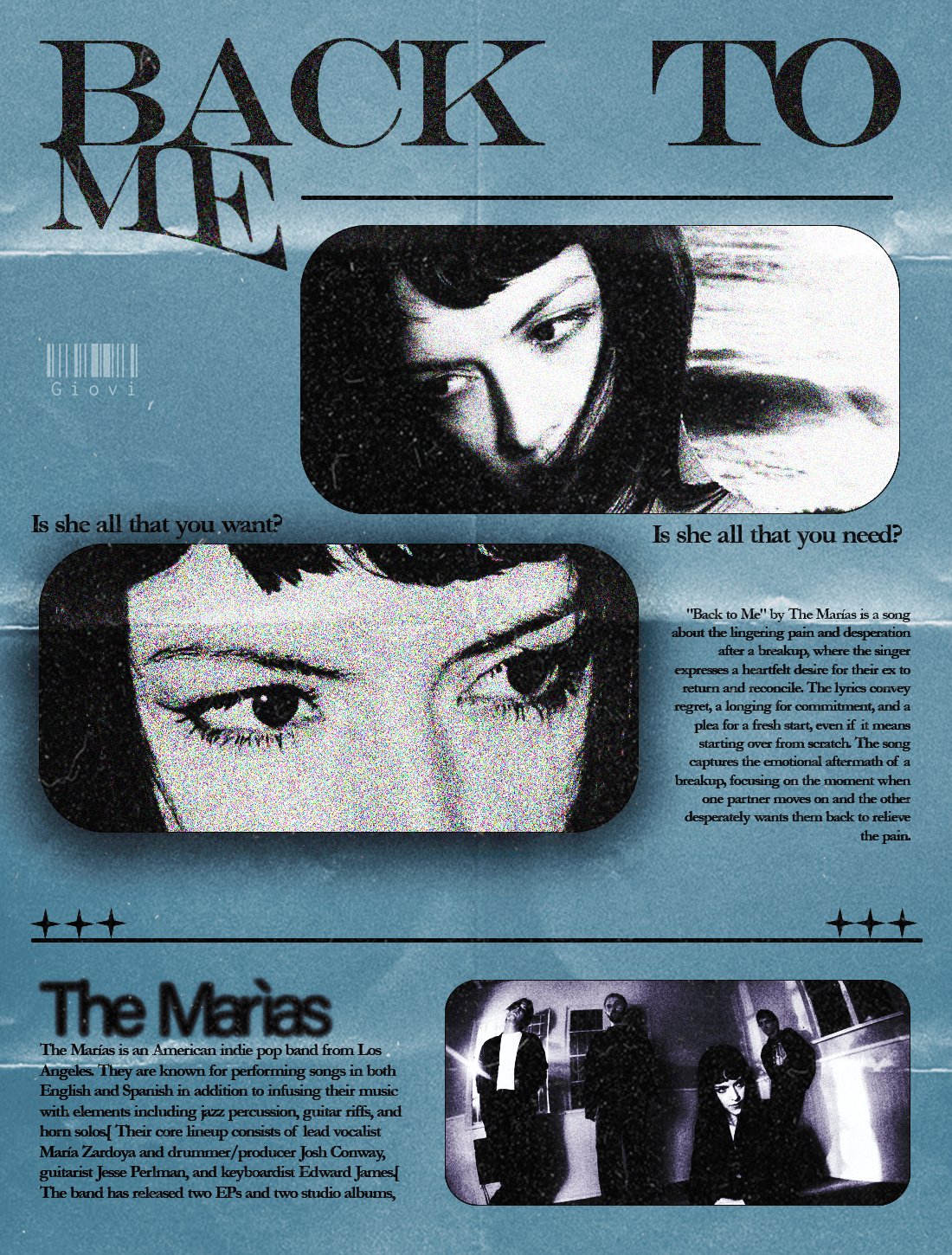 The Marìas poster