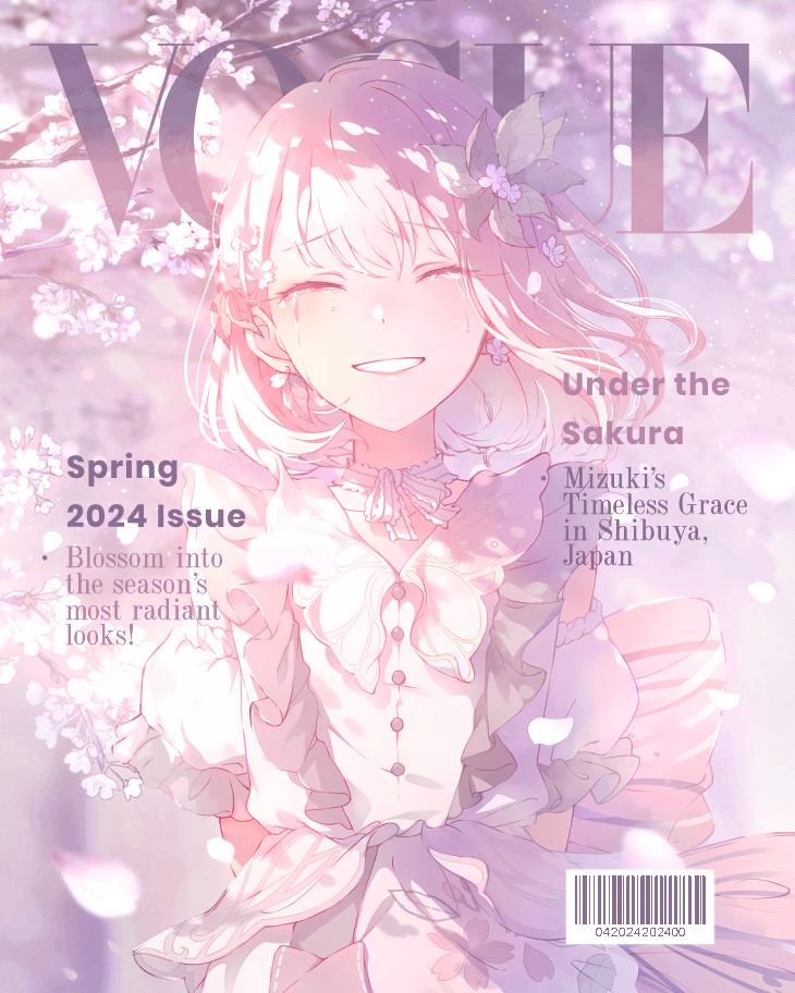 akiyama mizuki (VOGUE)