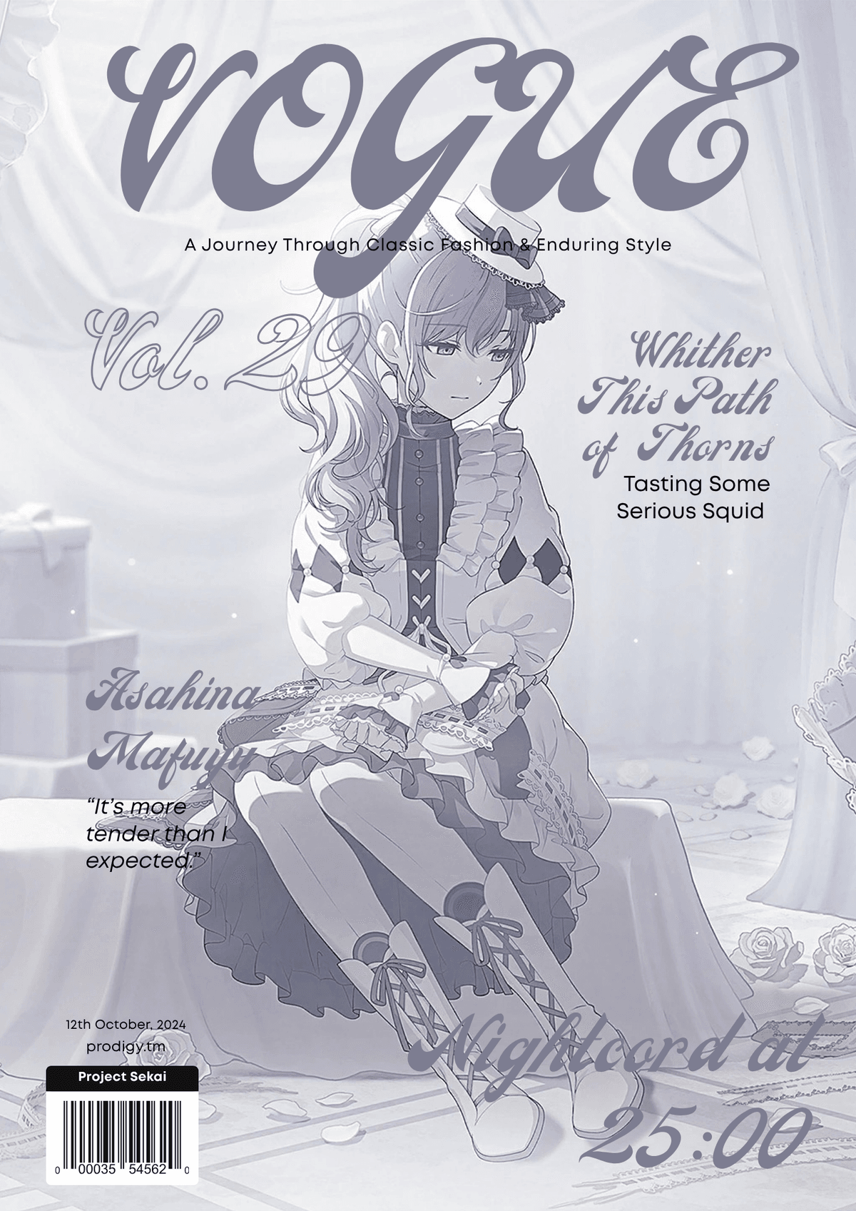 Asahina Mafuyu • Trained Card • Vogue Wallpaper • Nightcord at 25:00 • Project Sekai