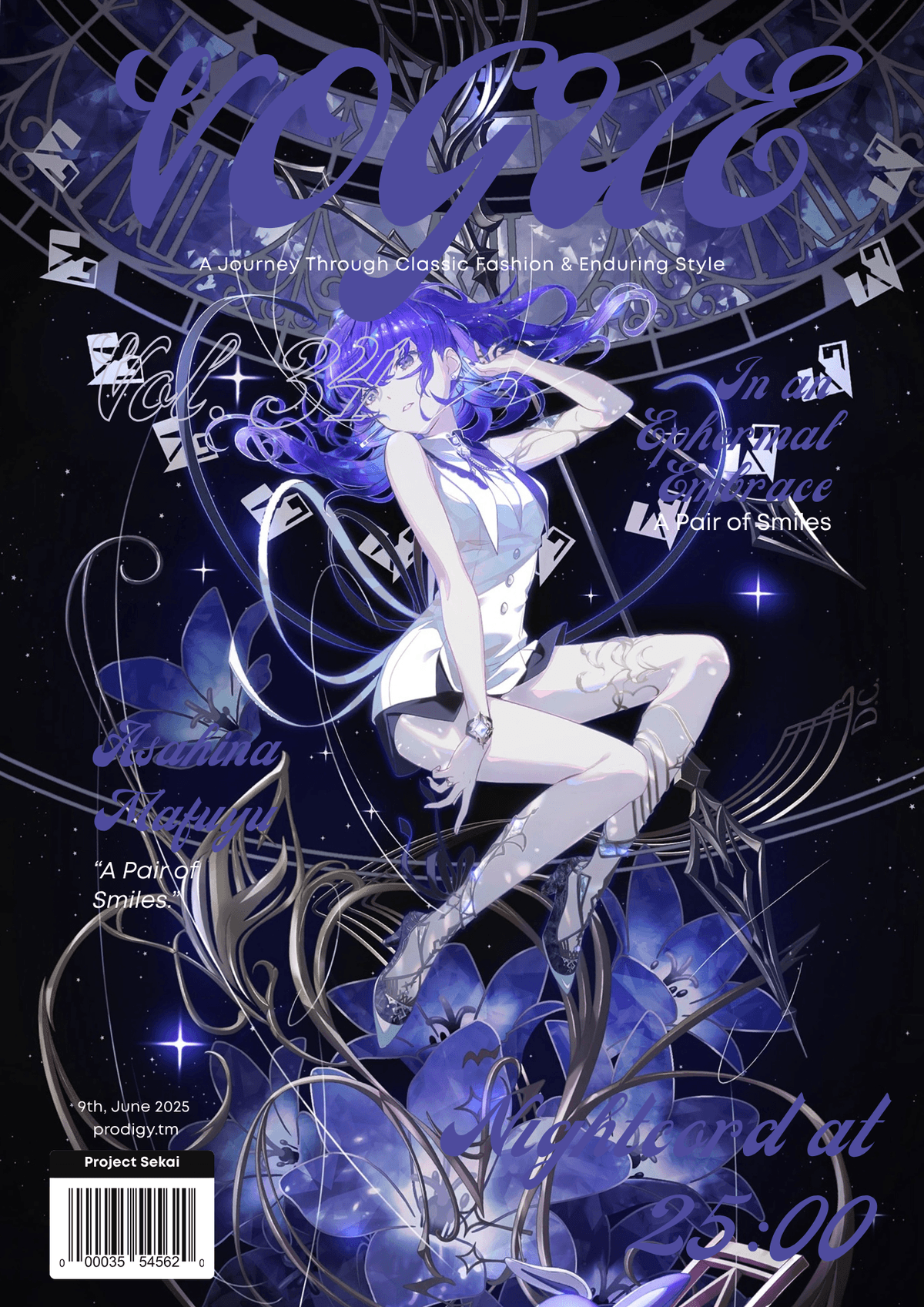 Asahina Mafuyu • Trained Card • Vogue Wallpaper • Nightcord at 25:00 • Project Sekai