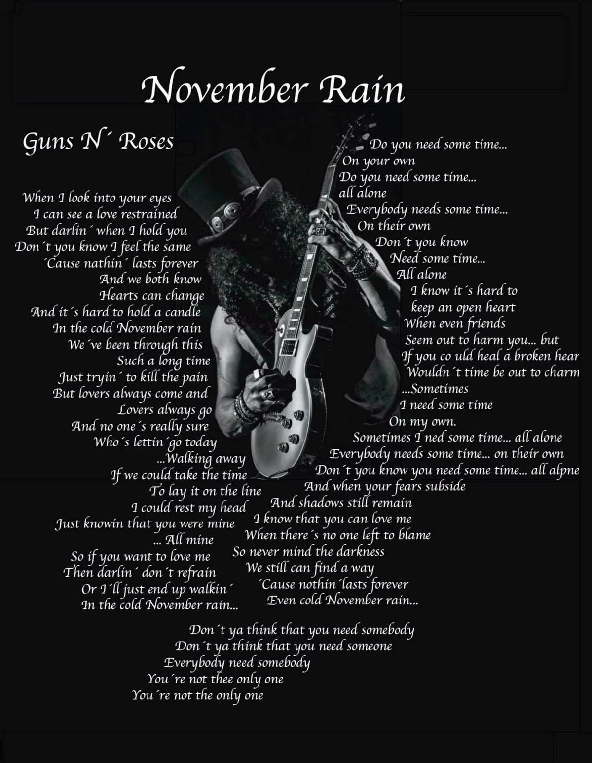 November Rain - Guns N‘ Roses