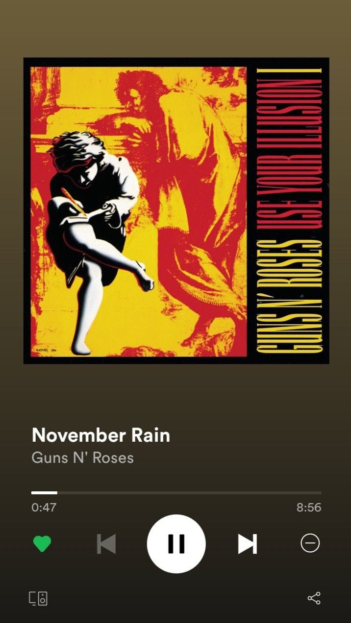 November Rain
-GnR