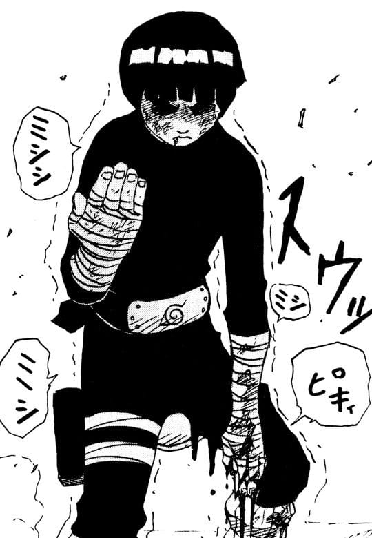 Rock lee unconscious