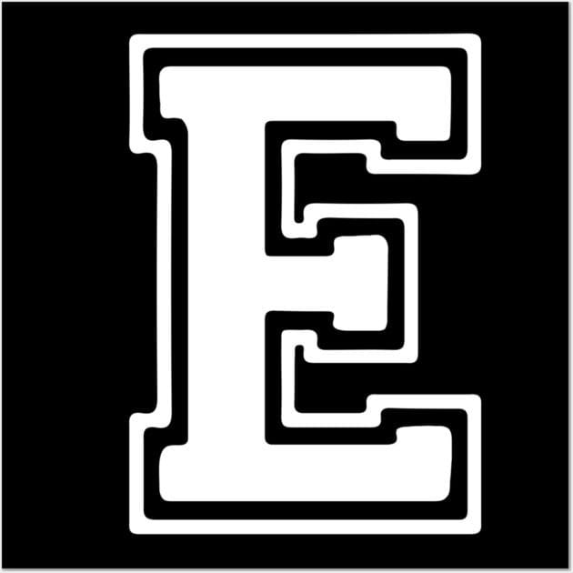Letter E Poster