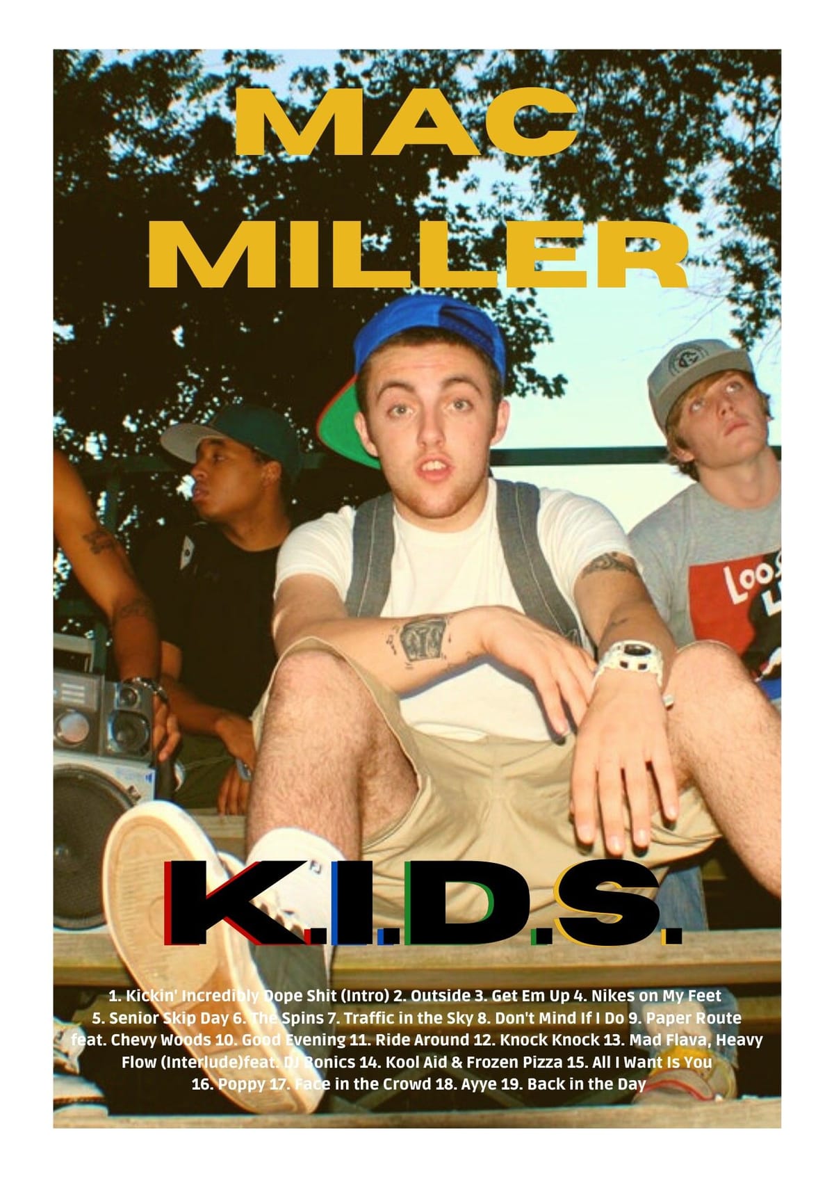 K.I.D.S. - mac miller // album poster