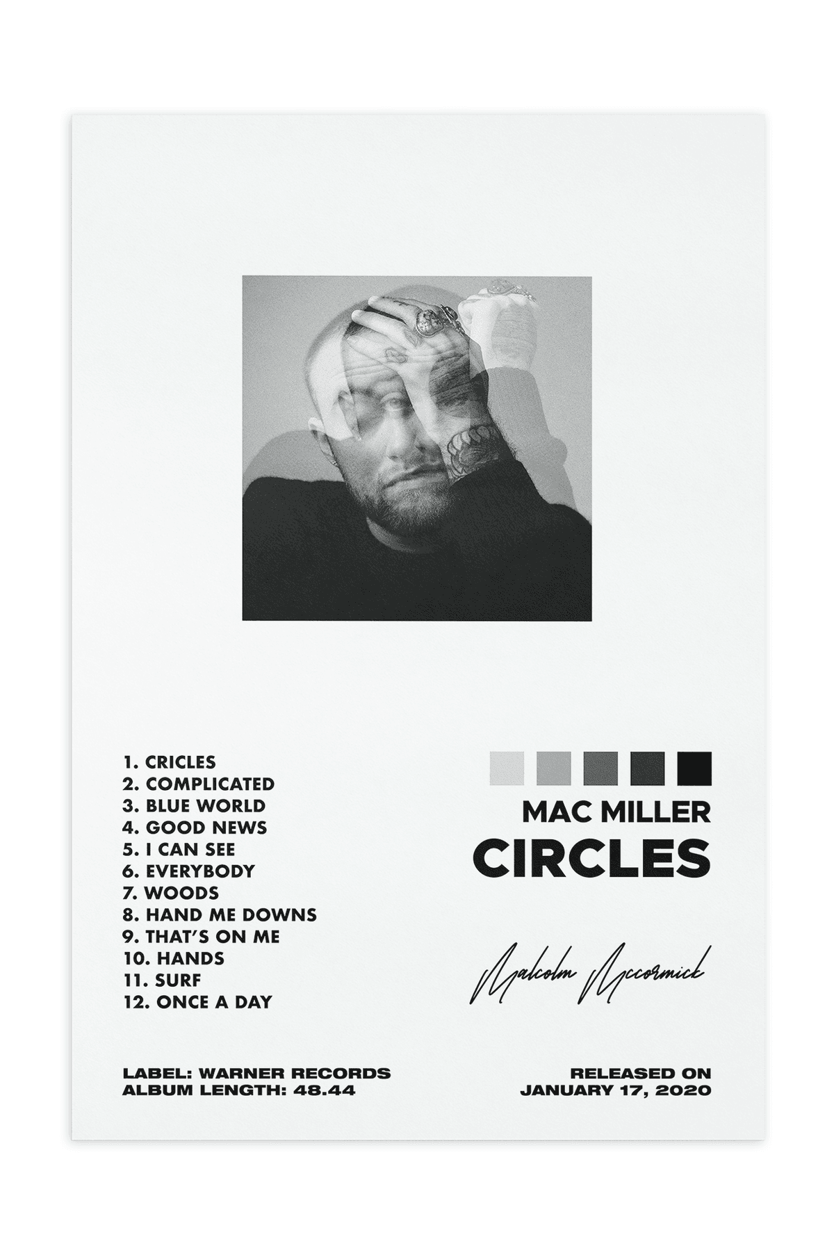 Circles Poster - Mac Miller Poster