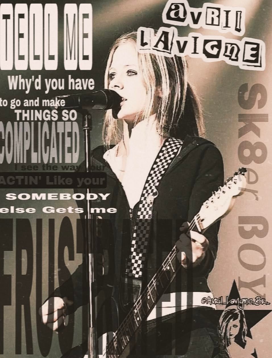 : DO NOT STEAL! ⚠ : Avril Lavigne poster#avrilLavigneArtist#Fan#Poster#Sk8erBoy#Complicated