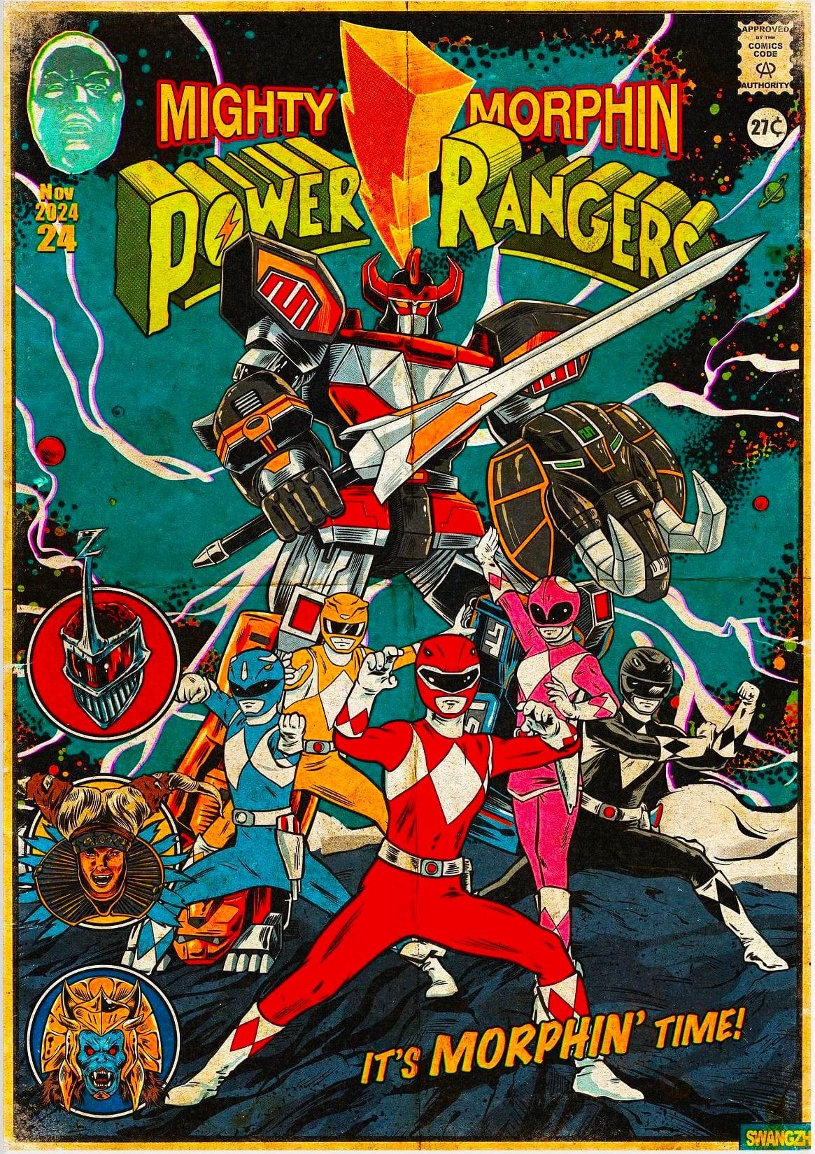 Power Rangers poster