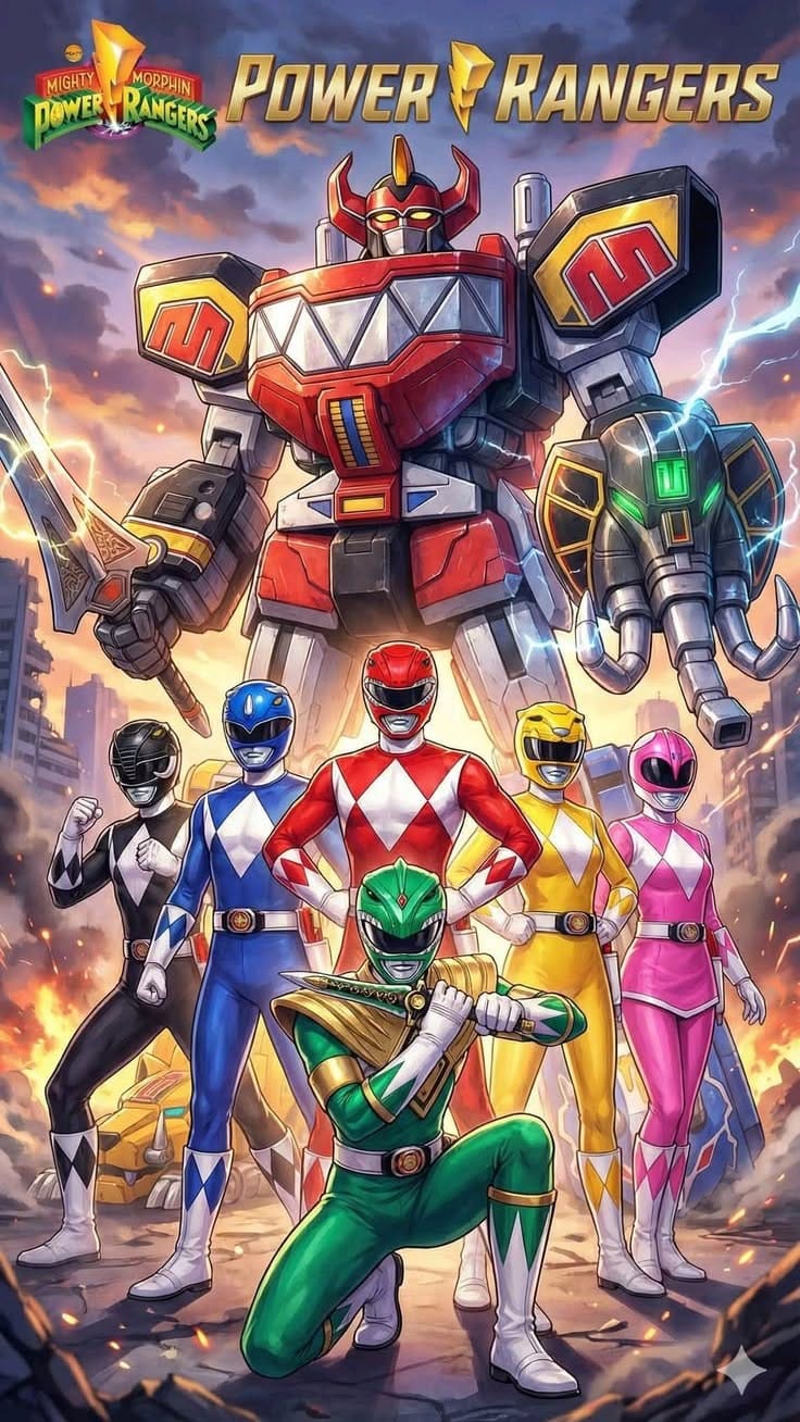 Power Rangers poster