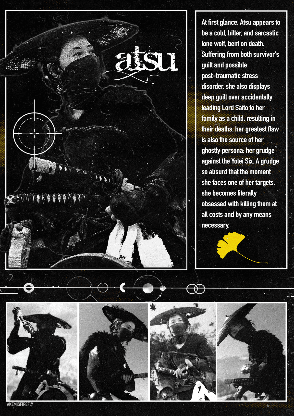 Atsu Ghost Of Yotei Poster