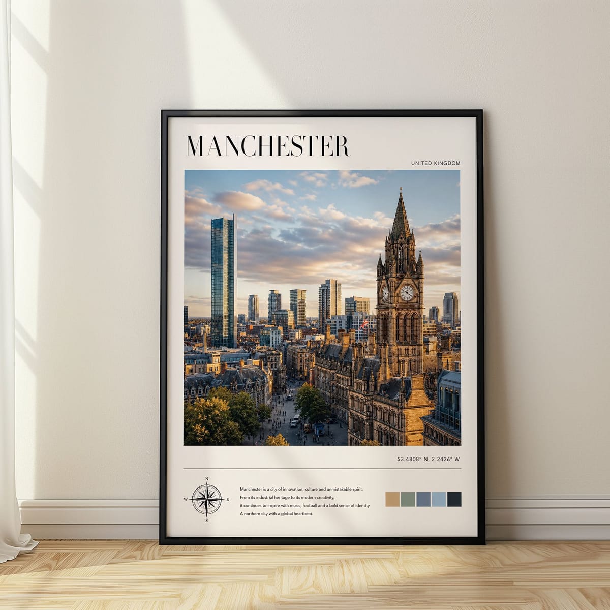 Manchester, United Kingdom - Poster / 12×16 (30×40 cm)