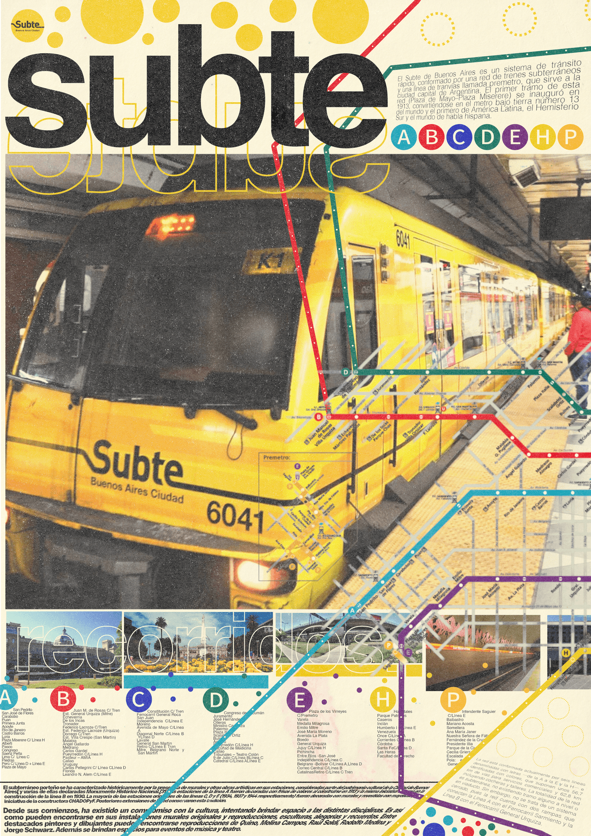 subte buenos aires, argentina.