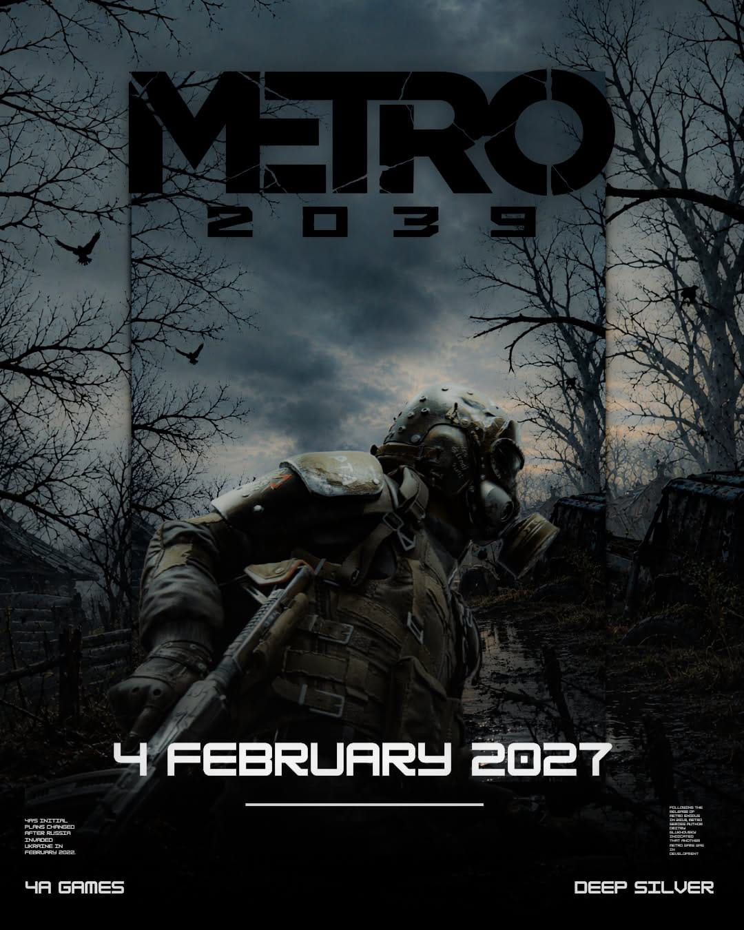 METRO 2039 upcoming video game 2027
