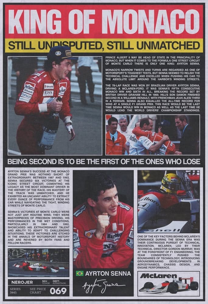 Ayrton Senna by Nerojer
