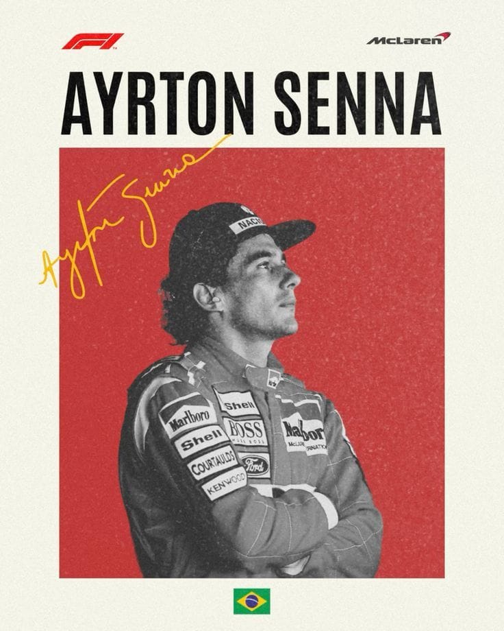 Ayrton Senna poster
