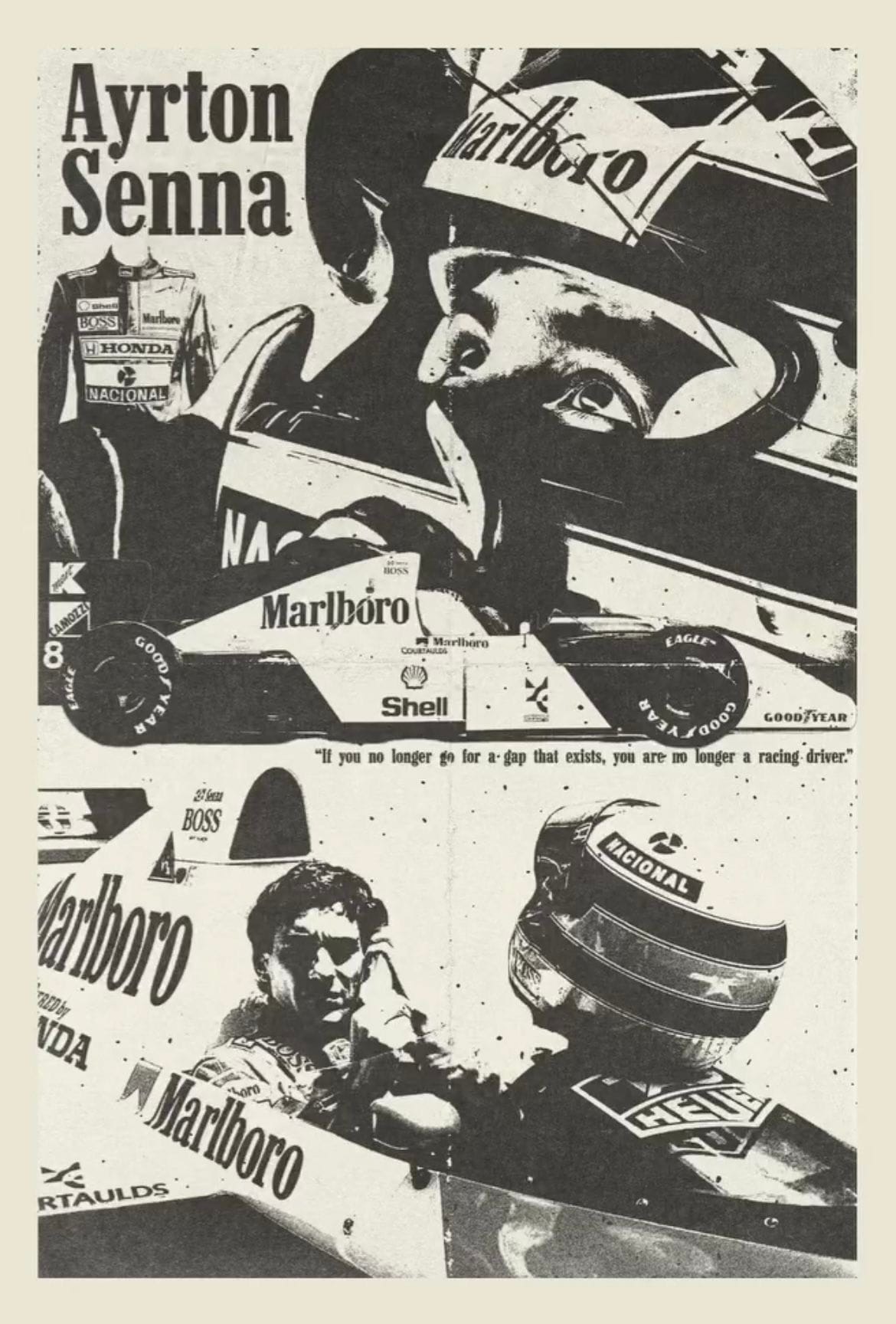 Ayrton Senna poster