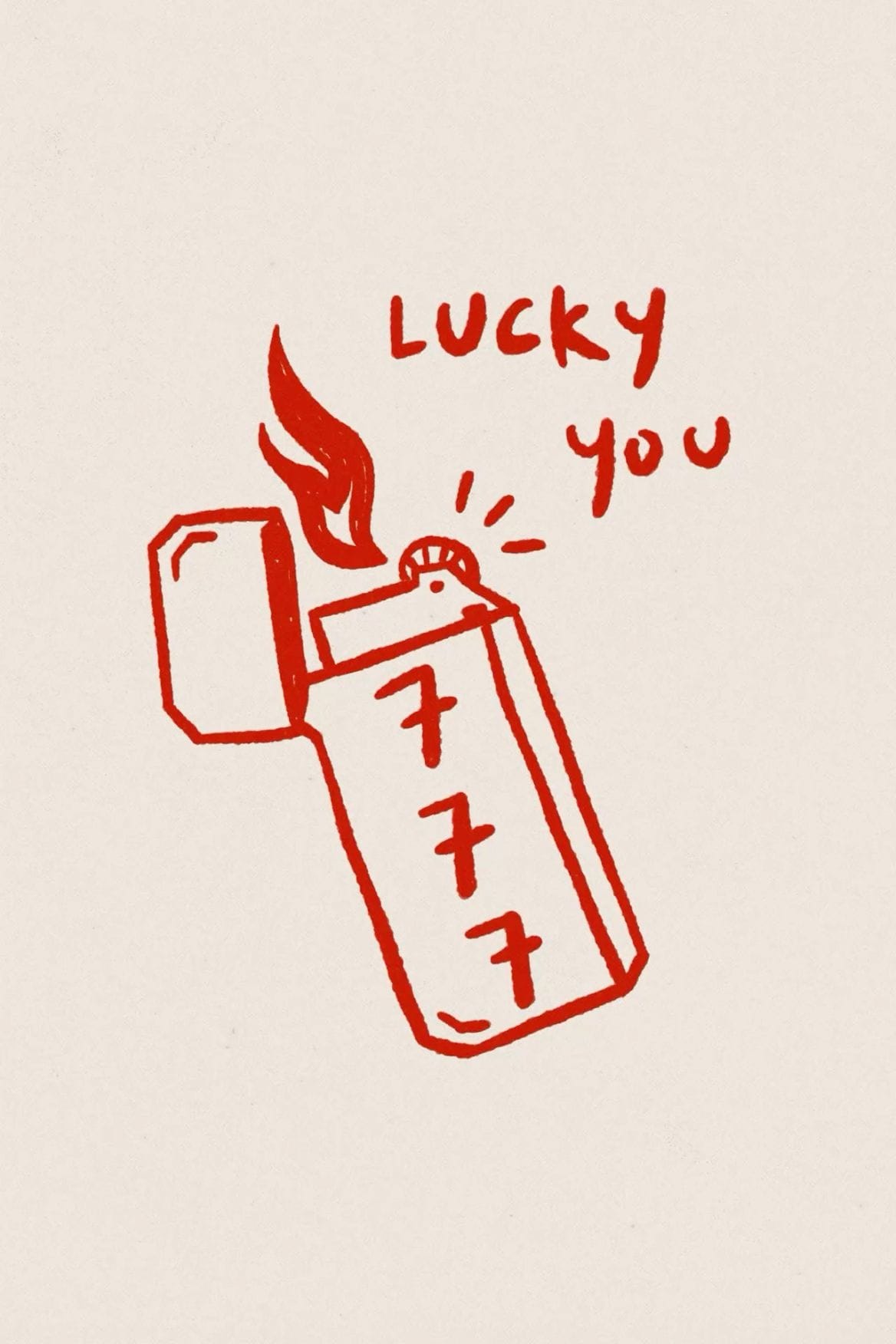 Lucky poster