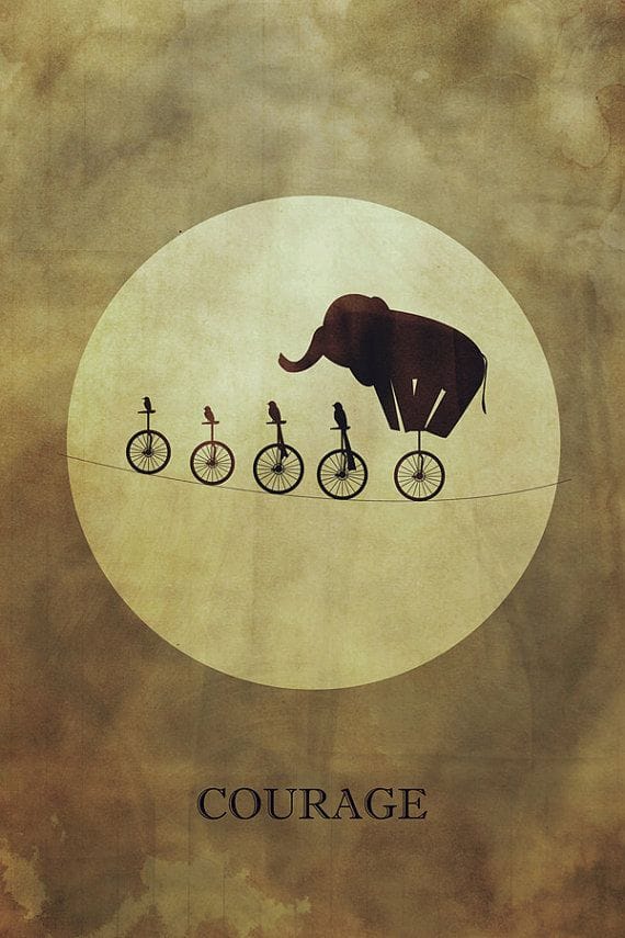 Courage poster
