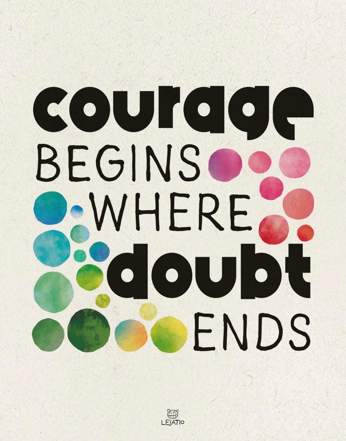 Courage poster