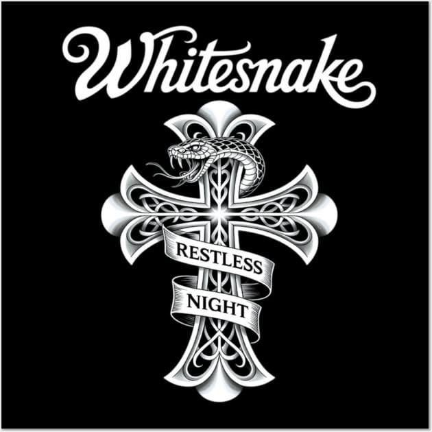 Whitesnake Rock Band Vintage Graphic Design Poster