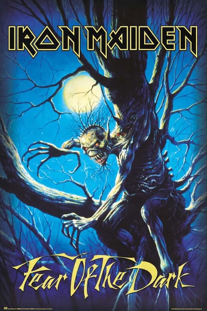 Iron Maiden poster: Fear of the Dark (24x36) album art