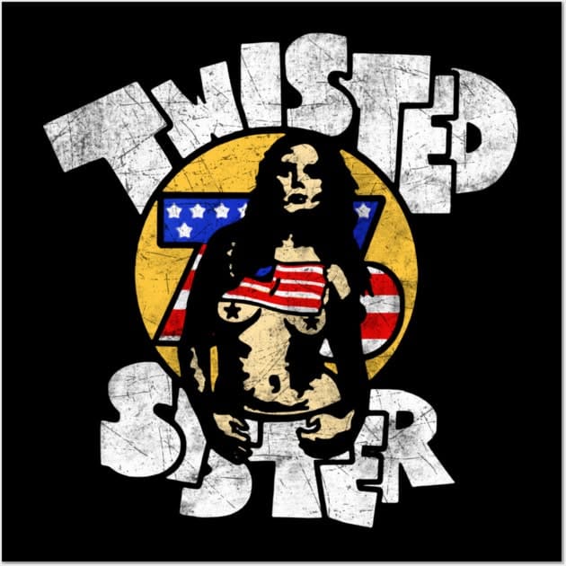 Twisted Sister Band Vintage Poster
