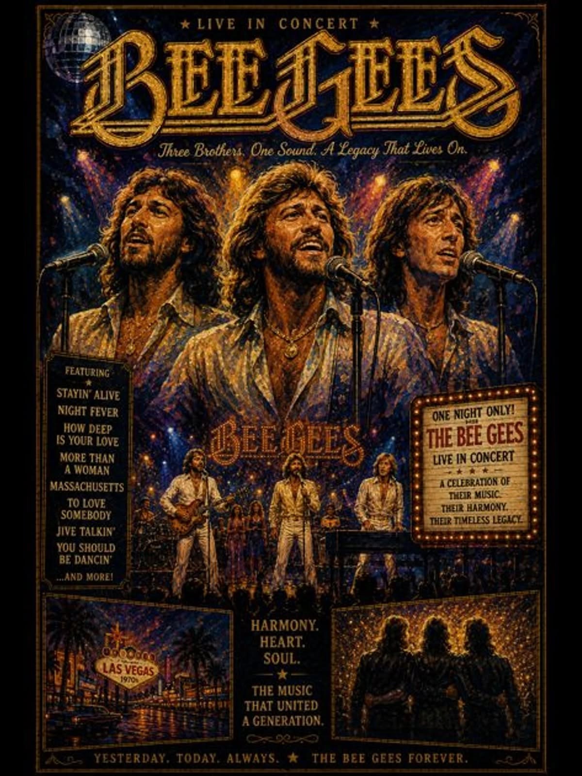 Bee Gees poster