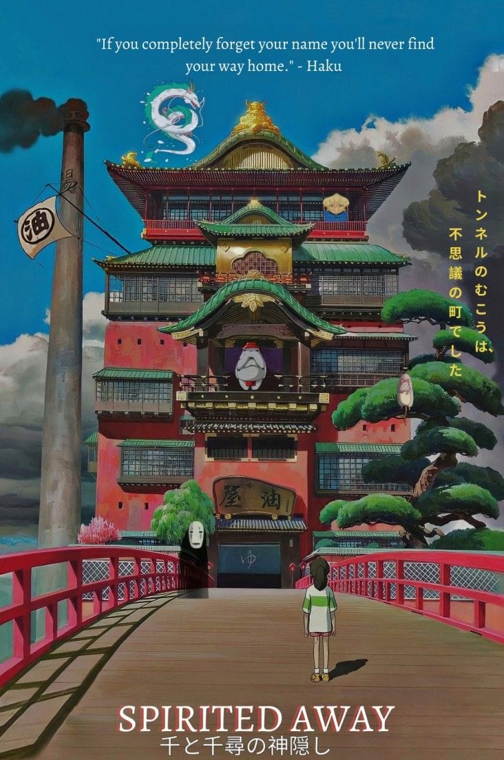 Spirited Away movie poster (fan made)