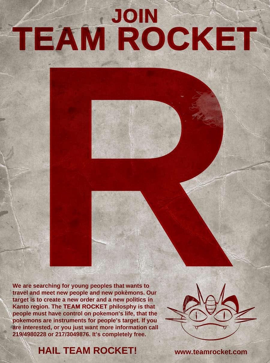 Pokemon Red poster
