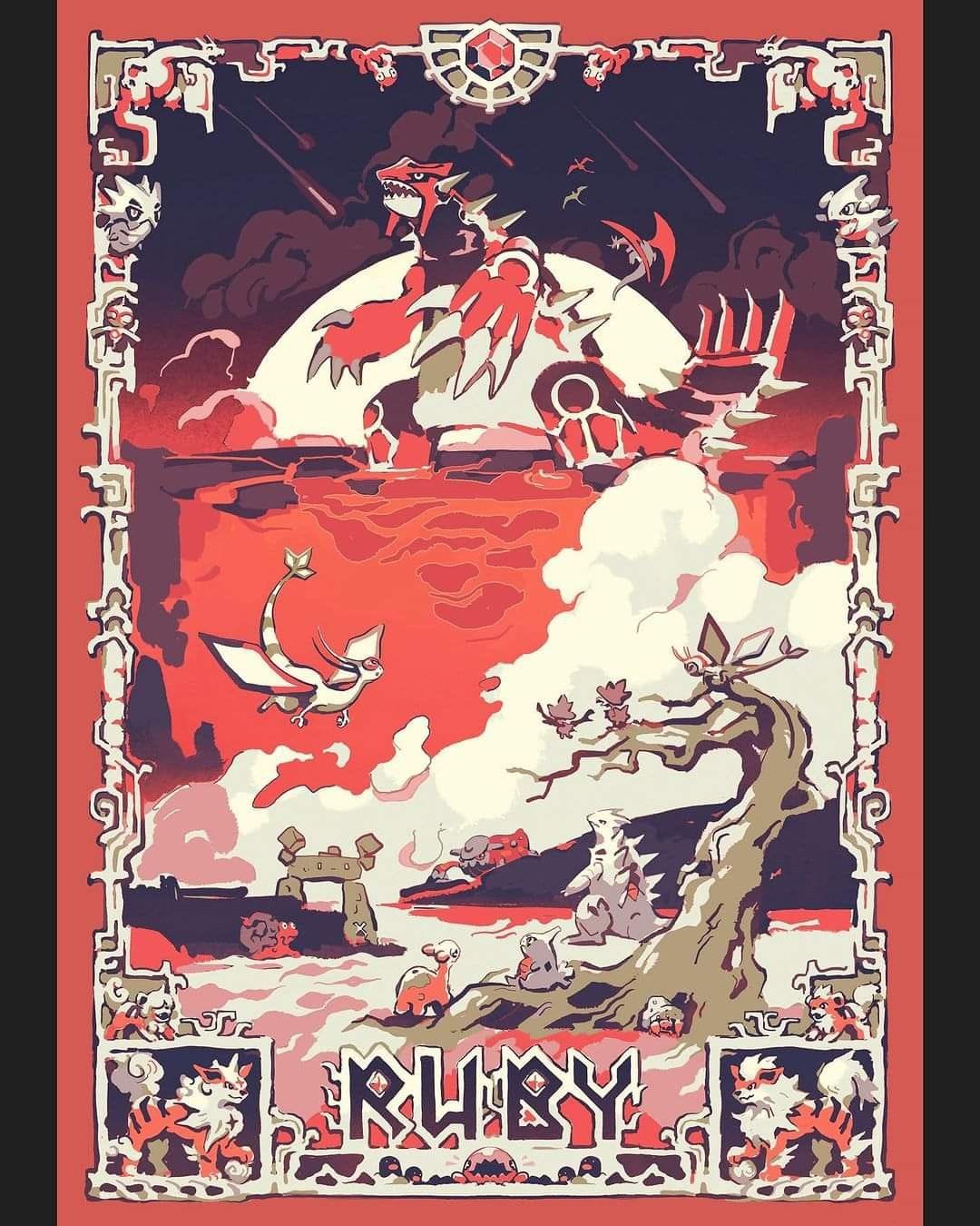 Pokemon Red poster