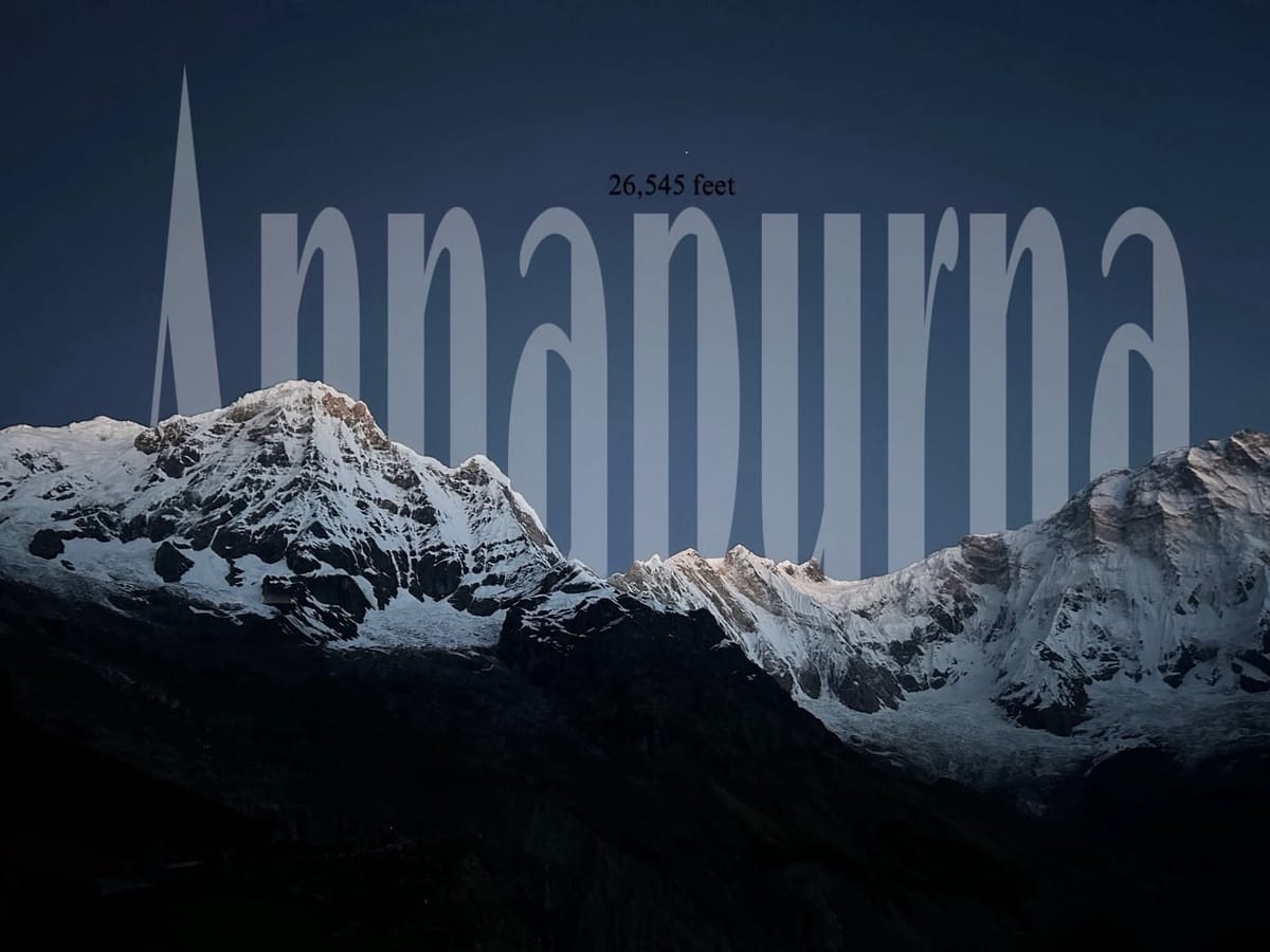 ANNAPURNA..💥