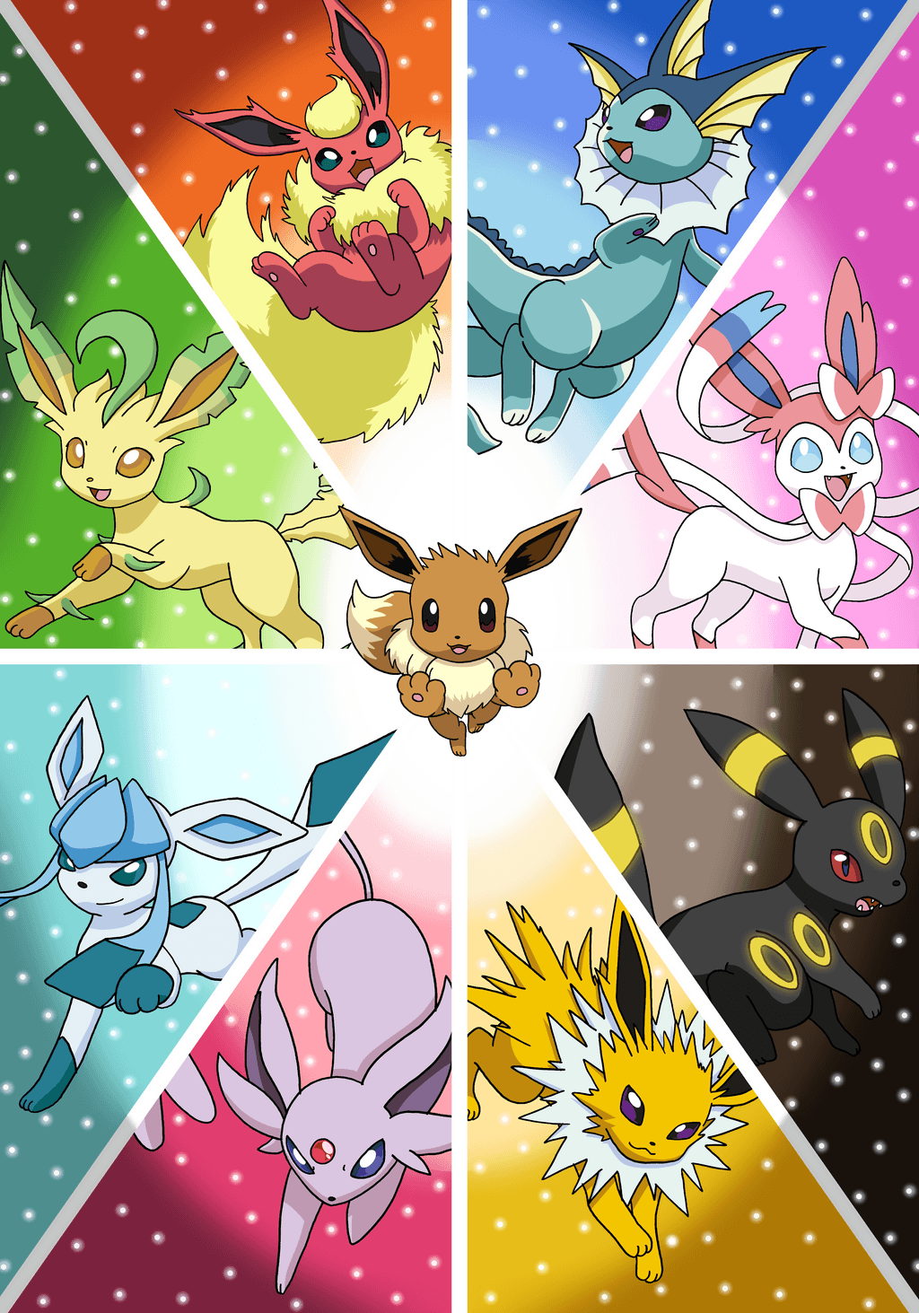 Eeveelutions poster