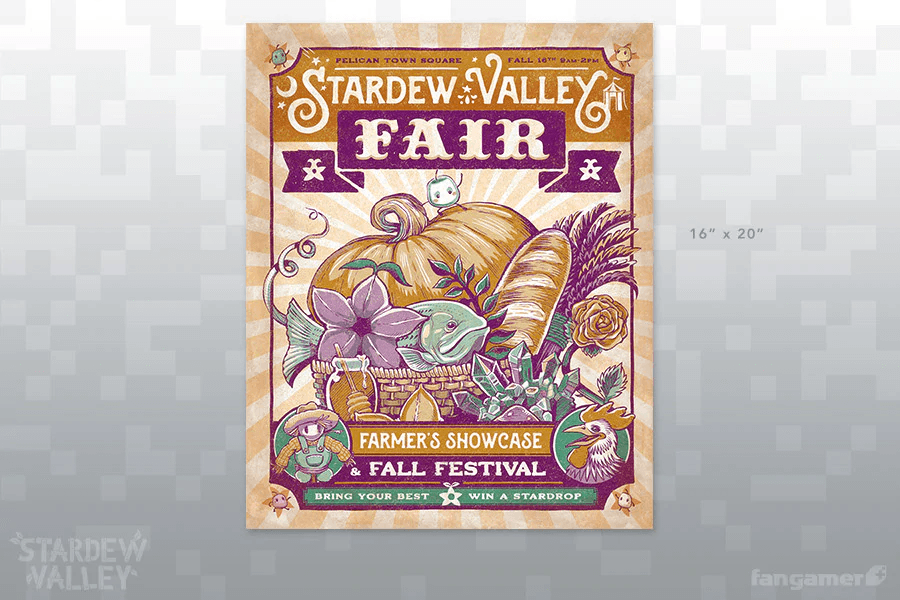 Stardew Valley Fair Poster