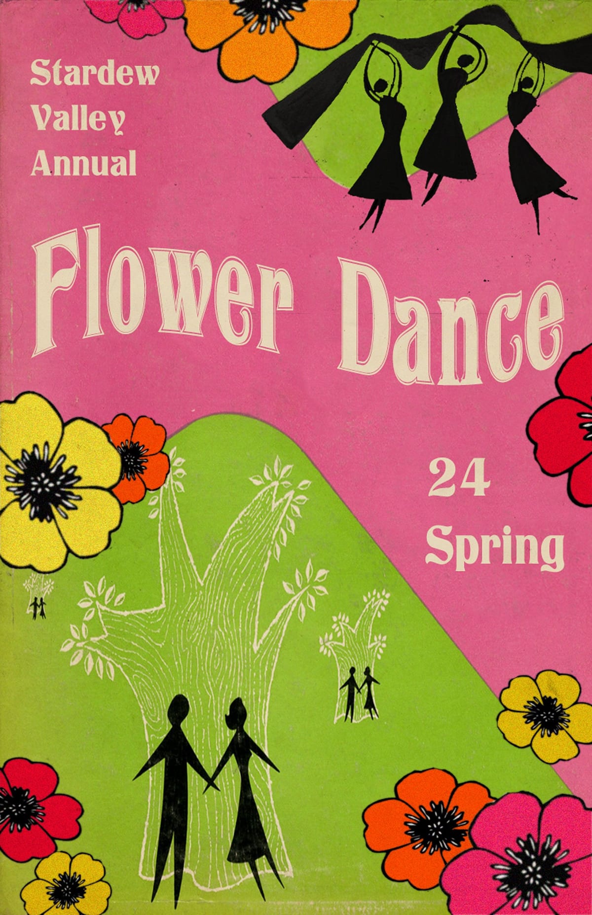 Stardew Valley Flower Dance Poster