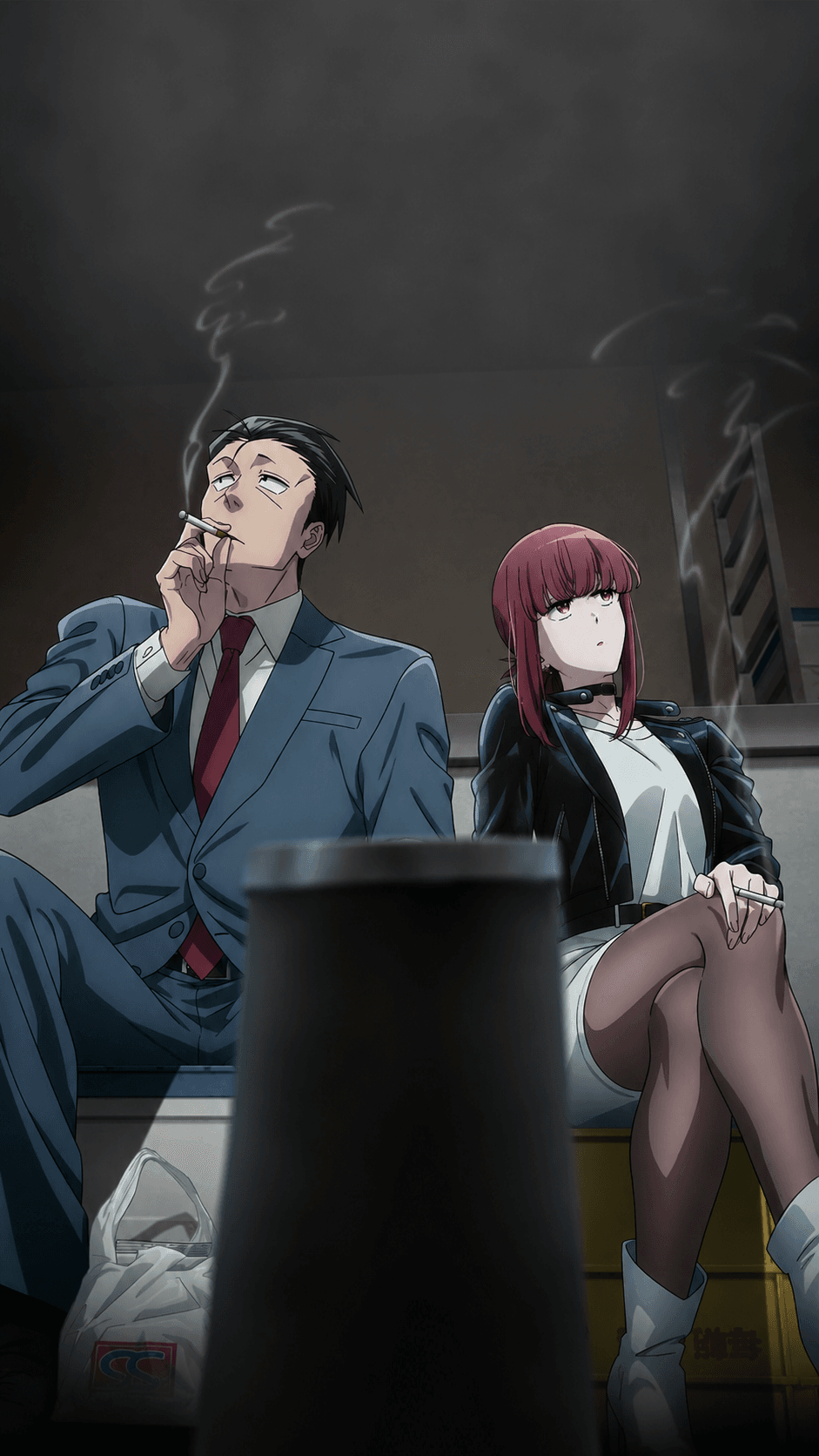 Smoking Cigarette Behind the Supermarket With You Wallpaper
